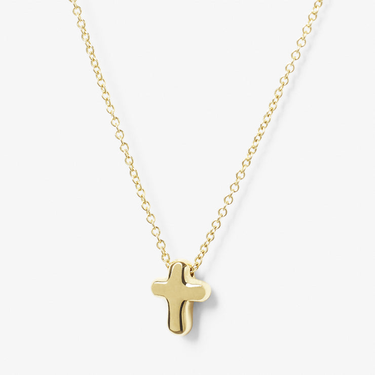 CHUBBY - 18ct gold, Cross Necklace
