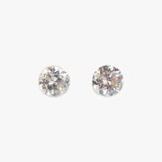ARIA - 18ct gold, 0.23ct drilled diamond studs (pair)