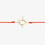 Ruifier 18ct yellow gold Scintilla epta orb thread bracelet