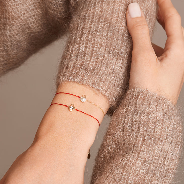Ruifier 18ct yellow gold Core triad bracelet
