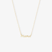 It's Mummy - 18ct gold, Baby Mama necklace