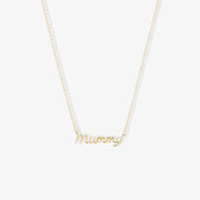 It's Mummy - 18ct gold, Baby Mummy necklace