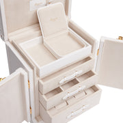 RAPPORT TUXEDO COLLECTION JEWELLERY TRUNK WHITE