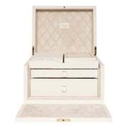 RAPPORT TUXEDO COLLECTION LARGE JEWELLERY BOX WHITE