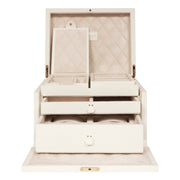 RAPPORT TUXEDO COLLECTION LARGE JEWELLERY BOX WHITE