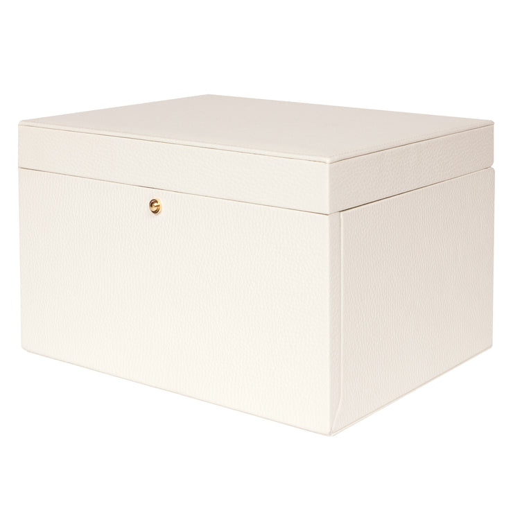 RAPPORT TUXEDO COLLECTION LARGE JEWELLERY BOX WHITE