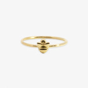 The Alkemistry 18ct yellow gold Chubby bee band ring
