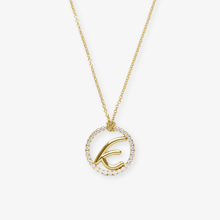 The Alkemistry 18ct yellow gold and diamond Love Letter necklace