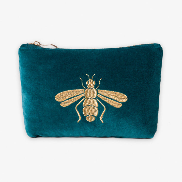 ELIZABETH SCARLETT - HONEY BEE MINI POUCH RICH BLUE