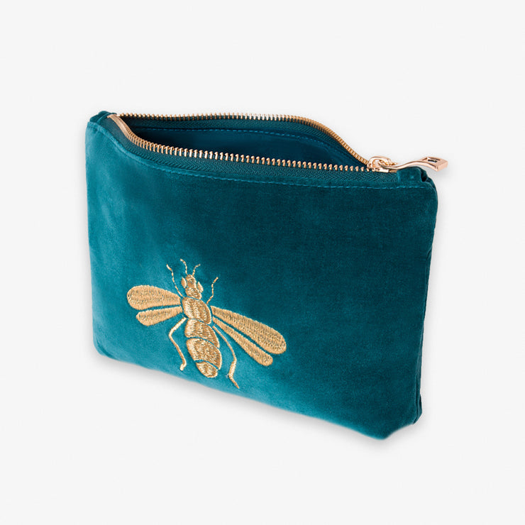 ELIZABETH SCARLETT - HONEY BEE MINI POUCH RICH BLUE