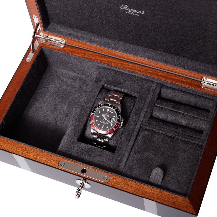 RAPPORT CANARBY WATCH AND ACCESSORY BOX BLACK