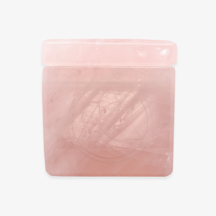 The Alkemistry Rose Quartz Crystal jewellery box