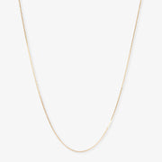 NUDE SHIMMER - 18ct gold, 20" adjustable fine shimmer necklace