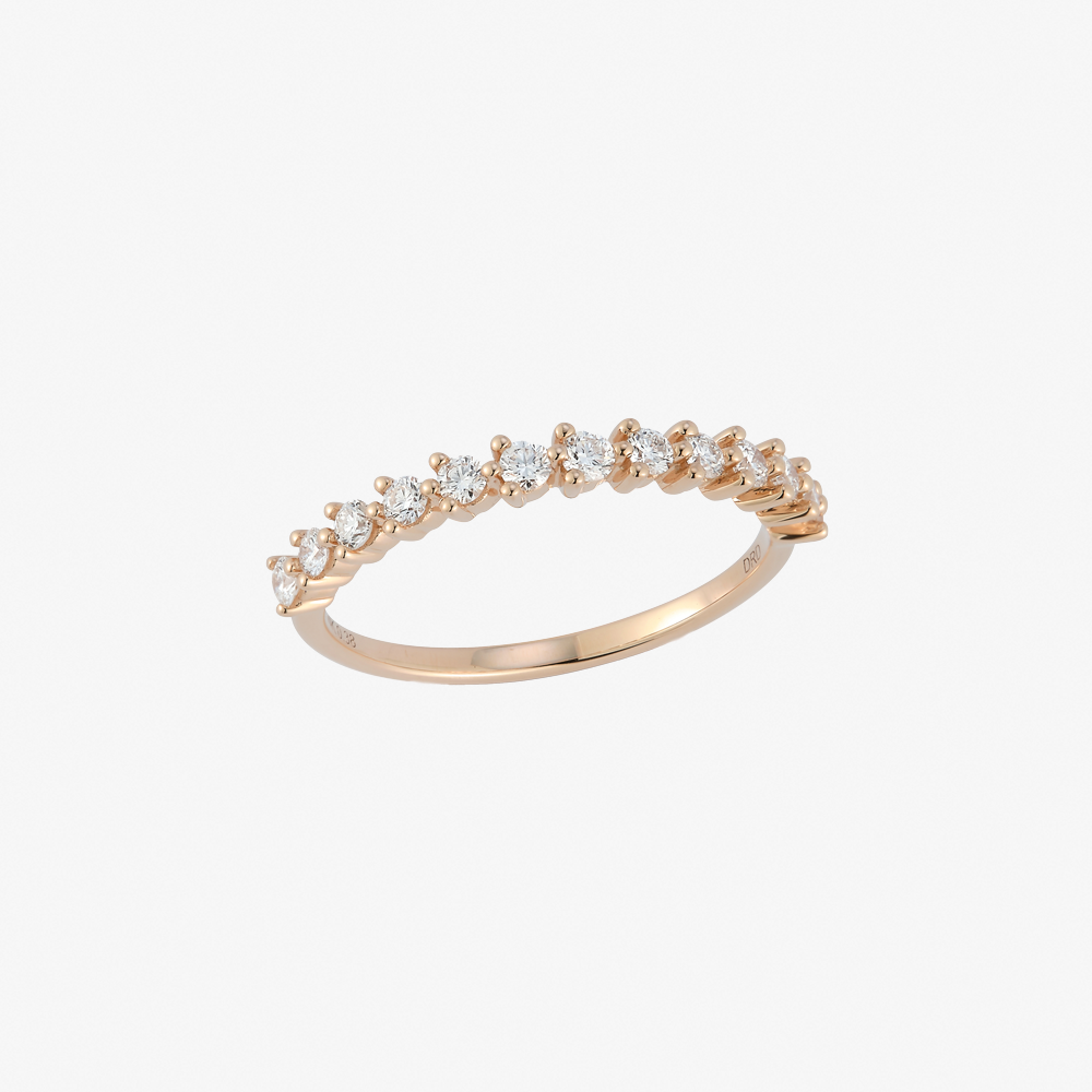 Dana Rebecca 14ct rose gold Vivien Lily multi diamond ring – The Alkemistry
