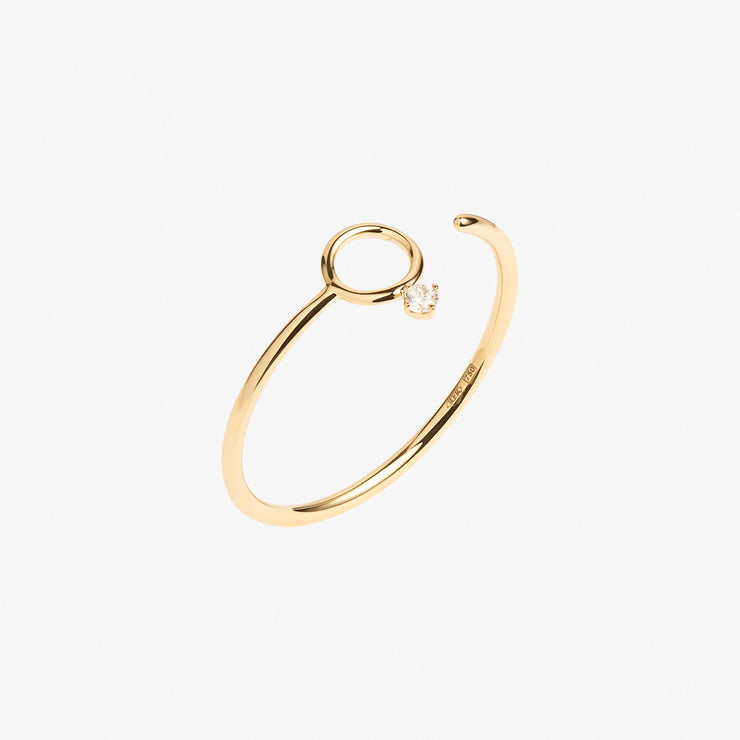 Ruifier 18ct yellow gold Scintilla epta orb ring