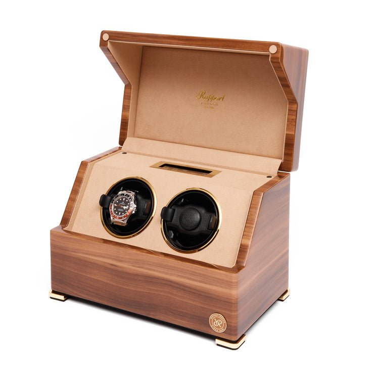 RAPPORT PERPETUA DUO WATCH WINDER WALNUT