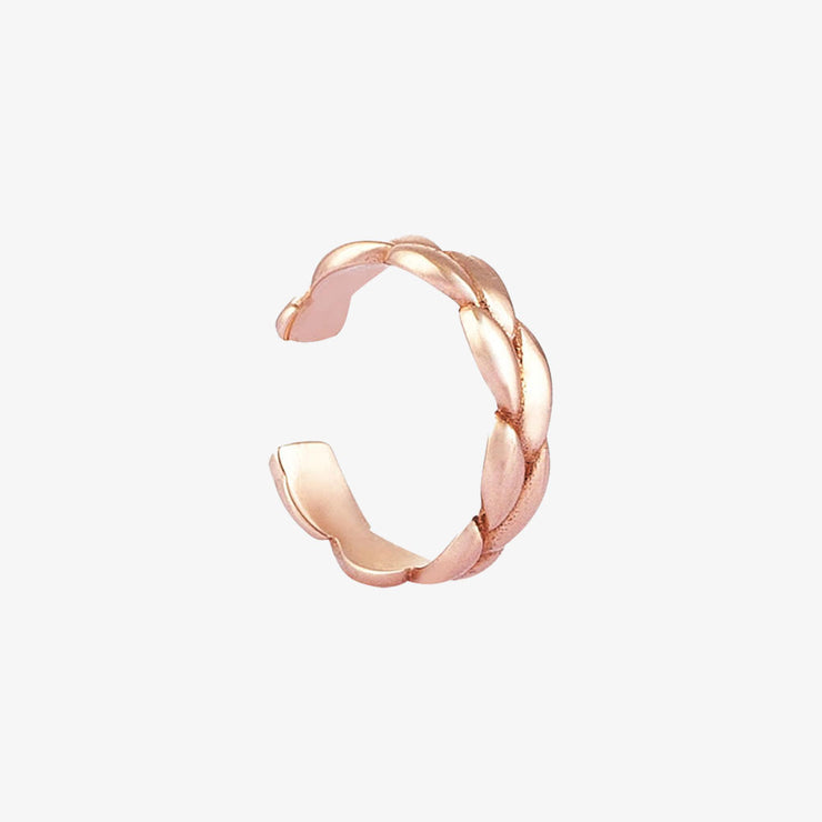 Kismet by Milka 14ct rose gold anchor bend cuff (single)