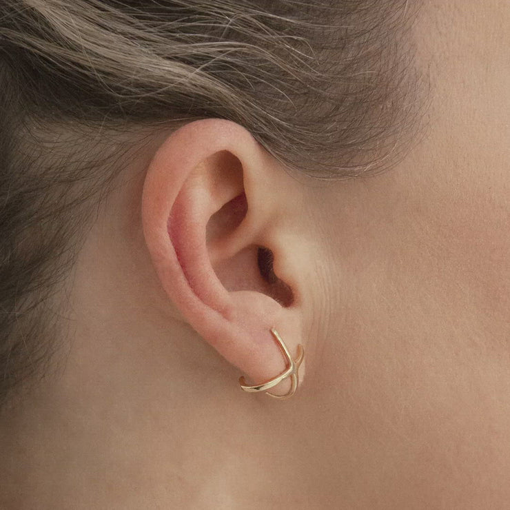 The Alkemistry 18ct white gold comfort ear cuff