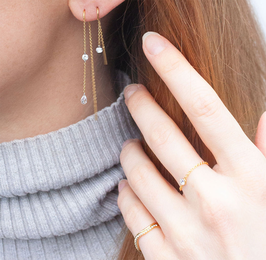 Threader earring supplies on sale