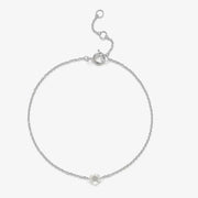 The Alkemistry 18ct white gold drilled rose cut diamond bracelet