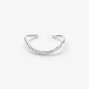 ARIA - 18ct gold, pave diamond ear cuff (single)