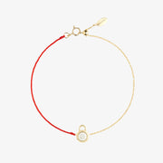 Ruifier 18ct yellow gold Oath circle hybrid bracelet