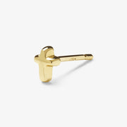 CHUBBY - 18ct gold, Cross earring (single)