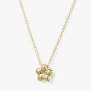 CHUBBY - 18ct gold, Flower Necklace