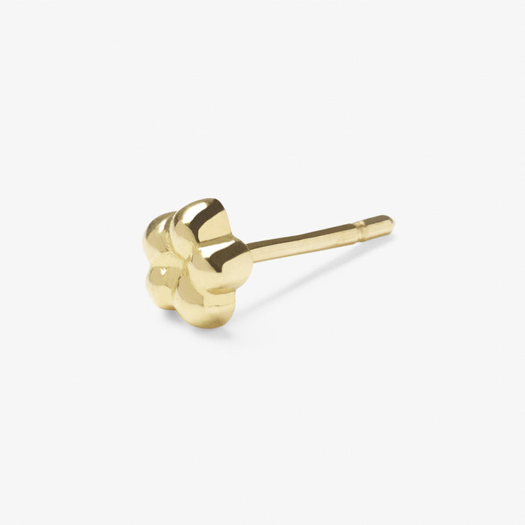 CHUBBY - 18ct gold, Flower earring (single)