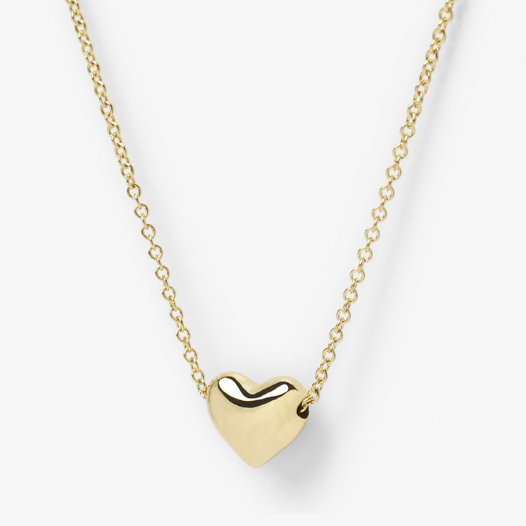 CHUBBY 18ct gold Heart Necklace