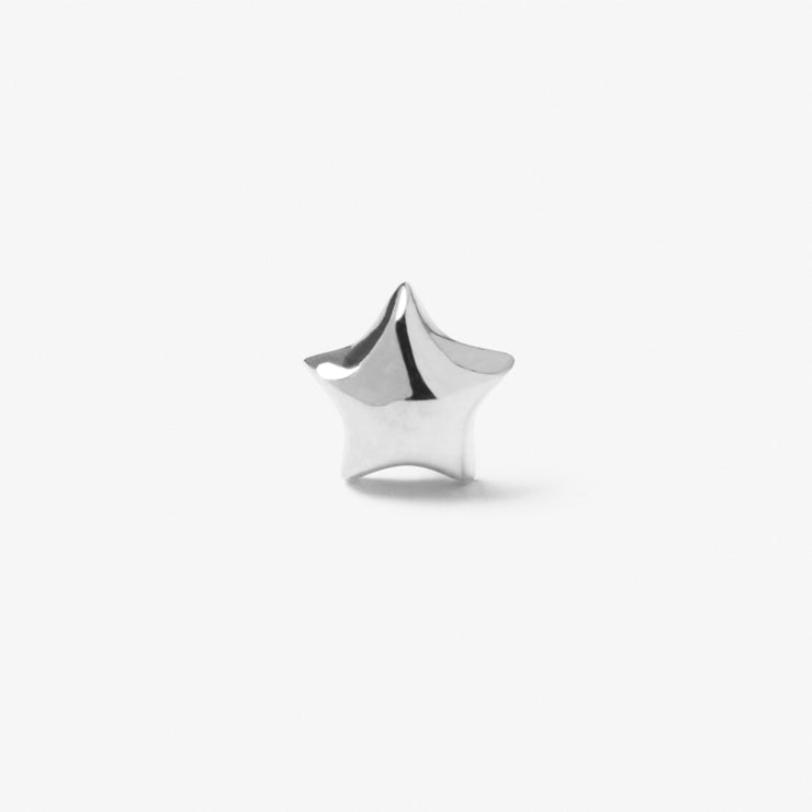 The Alkemistry 18ct white gold Chubby star stud (single)