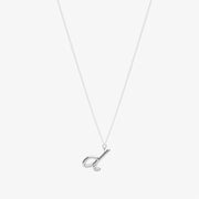 LOVE LETTER - 18ct gold, initial pendant chain necklace