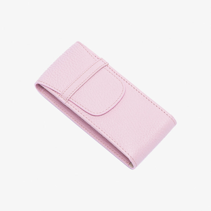 Rapport Portobello leather single watch pouch - pink