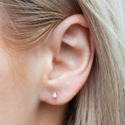 Dana Rebecca 14ct white gold and diamond Sophia Ryan pear studs earrings (pair)