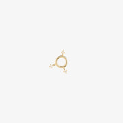 Ruifier 18ct yellow gold scintilla sol orb 3 diamond stud earring (single)