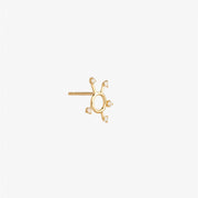 Ruifier 18ct yellow gold scintilla sigma orb 5 diamond stud earring (single)