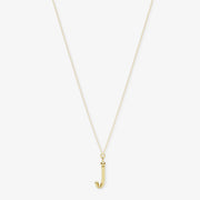 LOVE LETTER - 18ct gold, initial pendant chain necklace