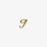 LOVE LETTER - 18ct gold, Initial stud (single)