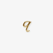 LOVE LETTER - 18ct gold, Initial stud (single)