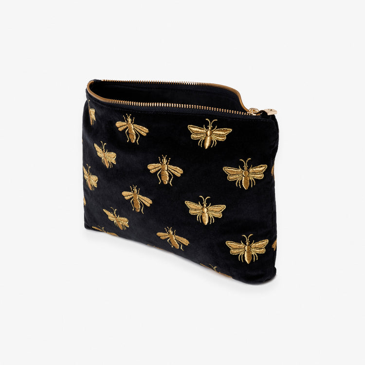 ELIZABETH SCARLETT - HONEY BEE EVERYDAY POUCH CHARCOAL – The