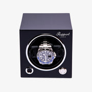 Rapport Evo single watch winder - midnight black