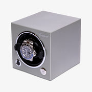 Rapport Evo single watch winder - platinum silver