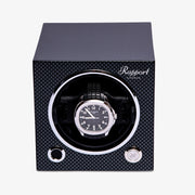 Rapport Evo single watch winder - carbon fibre