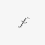 LOVE LETTER - 18ct gold, Initial stud (single)