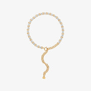 Dinny Hall 14ct yellow gold diamond shuga bracelet