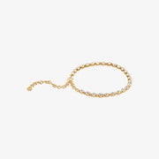 Dinny Hall 14ct yellow gold diamond shuga bracelet