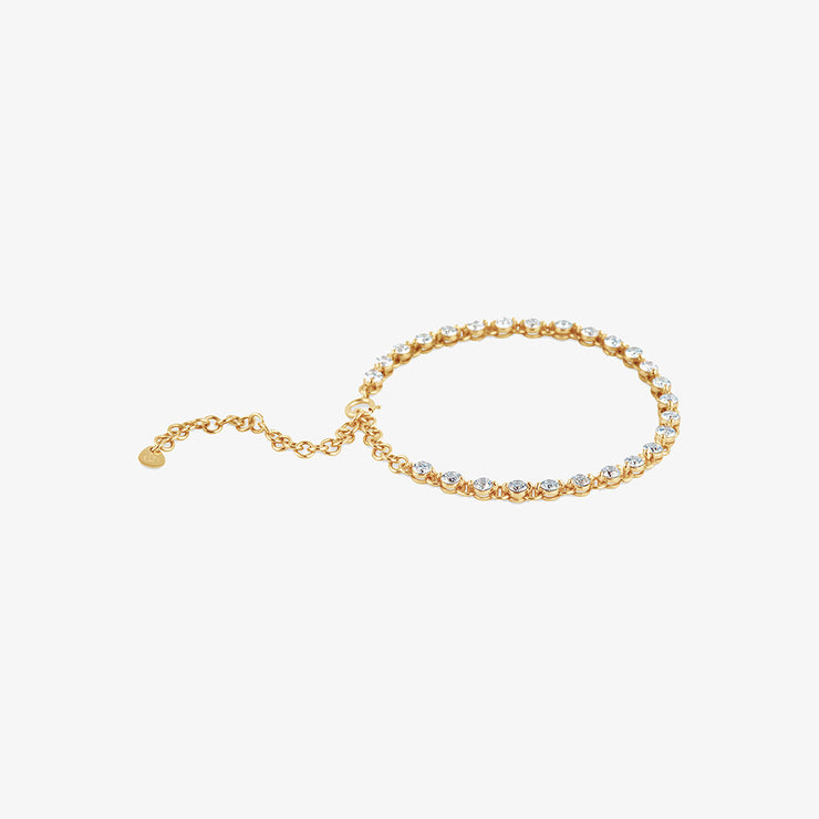 Dinny Hall 14ct yellow gold diamond shuga bracelet