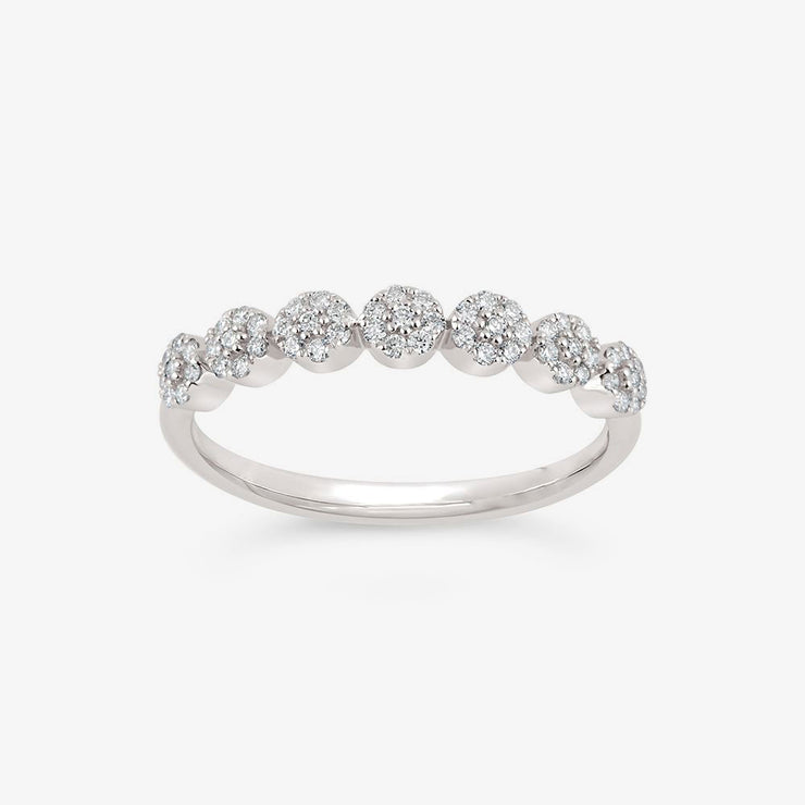 Dinny Hall 14ct white gold and diamond Starflower eternity ring