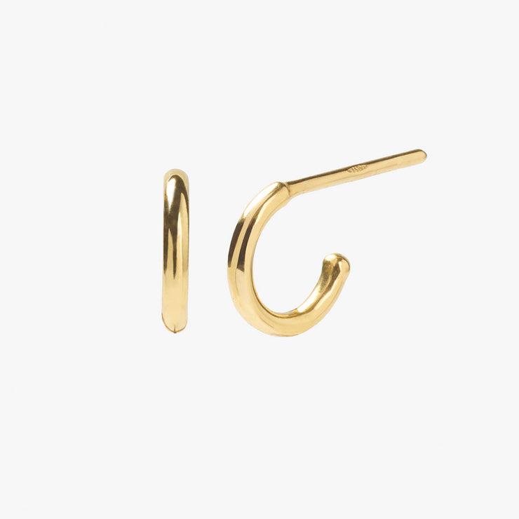 The Alkemistry 18ct yellow gold small hoop (pair)