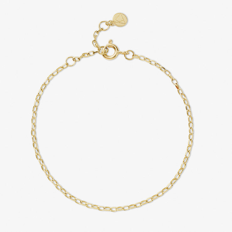 18ct gold anklet